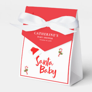 Santa Baby Winter Baby Shower Favour Box