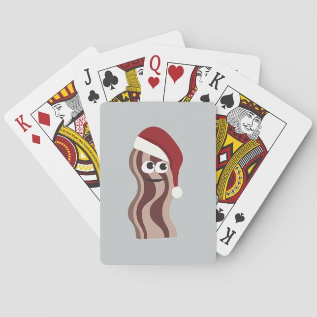 Santa Bacon Playing Cards (Back)