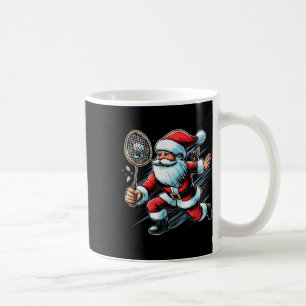 Santa Badminton Player Cool Sports Hobbies Christm Coffee Mug