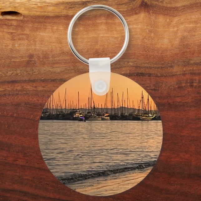 Santa Barbara at Sunset Key Ring (Back)