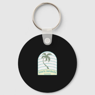 Santa Barbara Beach California Palm Tree Ca Vacati Key Ring