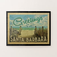 Santa Barbara Beach Vintage Travel