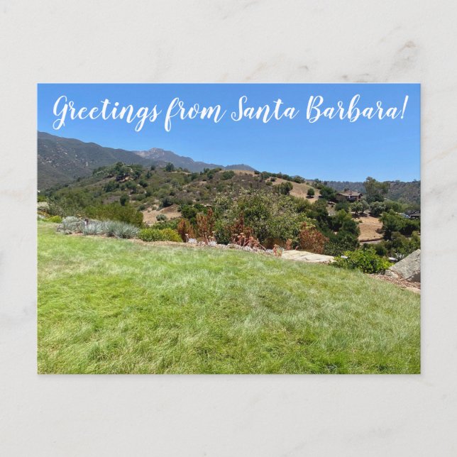 Santa Barbara Botanic Garden Postcard (Front)