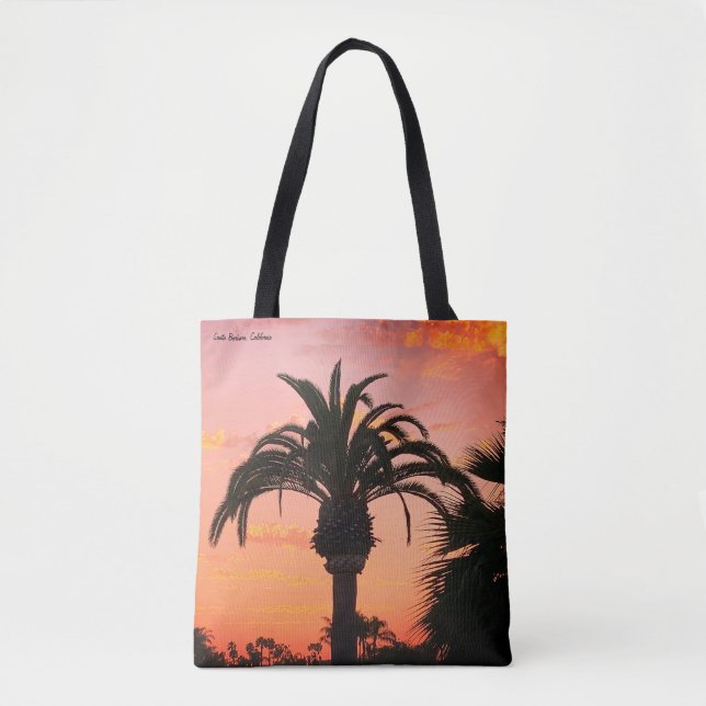 Santa Barbara, CA Sunset Tote (Front)