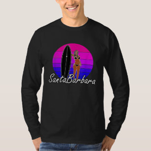 Santa Barbara CA Surfer Surfing Clothing Men Women T-Shirt