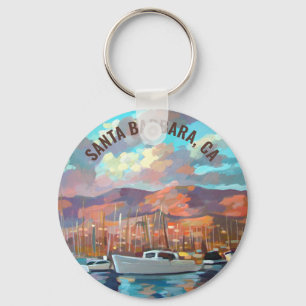 Santa Barbara, CA, USA Key Ring