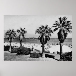 Santa Barbara, CA West Beach View Photograph Poster