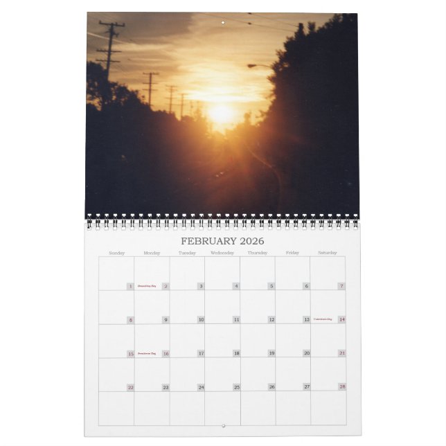 Santa Barbara Calendar (Feb 2026)