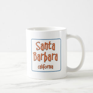 Santa Barbara California BlueBox Coffee Mug