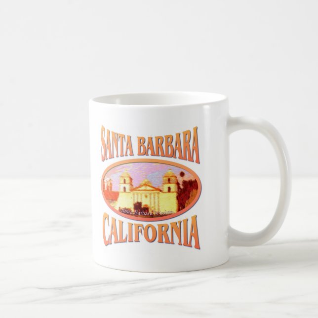 Santa Barbara California Coffee Mug (Right)