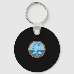 Santa Barbara California Dolphin Ca Vacation Souve Key Ring