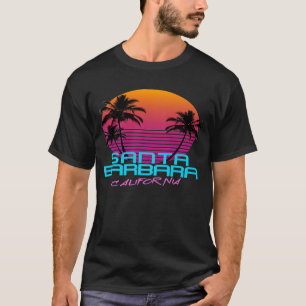Santa Barbara California Retro 80s Premium T-Shirt