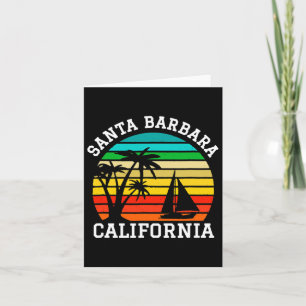 Santa Barbara California Shirts Matching Family Va Card