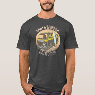 Santa Barbara California Trendy Womens Graphic Tee