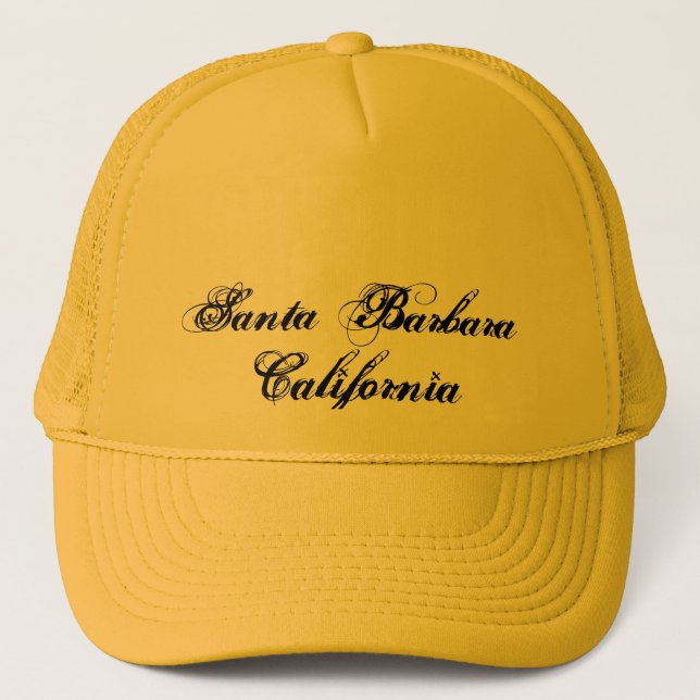 Santa Barbara California Trucker's hat (Front)