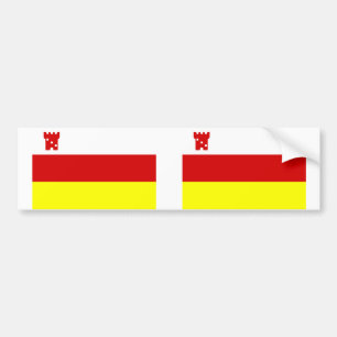 Santa Barbara, California, United States flag Bumper Sticker