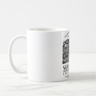 Santa Barbara California USA Coastal Mountains Coffee Mug