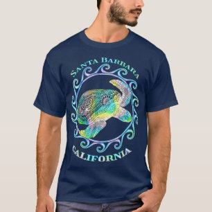 Santa Barbara California Vacation Colourful Tribal T-Shirt