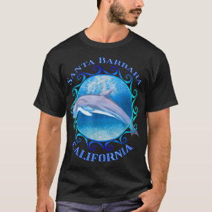 Santa Barbara California Vacation Souvenir Dolphin T-Shirt
