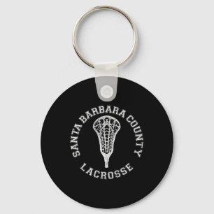 Santa Barbara County Lacrosse Girls Lax Retro Dist Key Ring