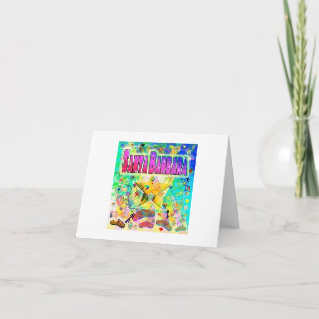 Santa Barbara Epoch Hour Greeting Card (Front)