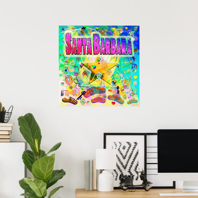 Santa Barbara Epoch Hour Poster (Home Office)
