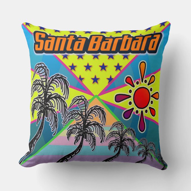 Santa Barbara Freedom Pillow (Front)