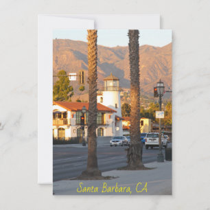 Santa Barbara lighthouse, California card