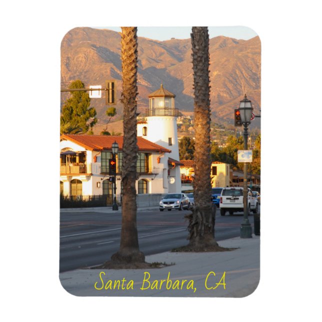 Santa Barbara lighthouse, California Magnet (Vertical)