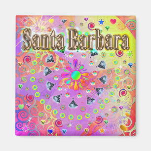 Santa Barbara Lucky Golden Magnet