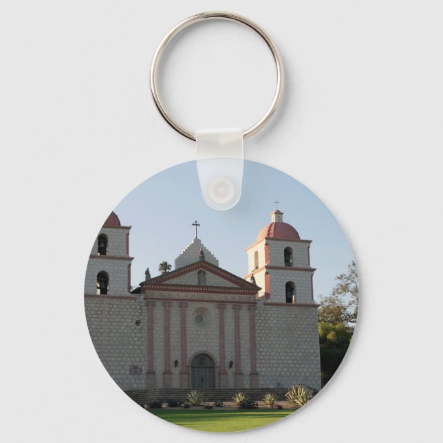 Santa Barbara Mission Key Ring (Front)