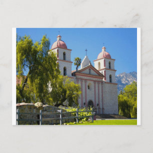 Santa Barbara Mission Postcard