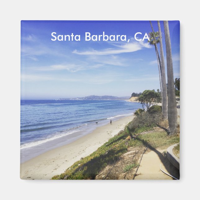 Santa Barbara Montecito California Butterfly Beach Magnet (Front)