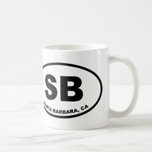 Santa Barbara SB Coffee Mug