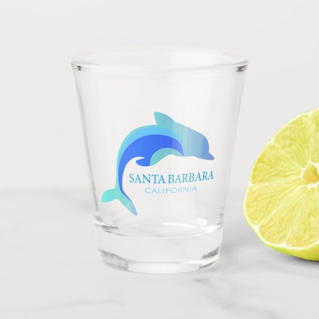 Santa Barbara Shot Glass (Front)