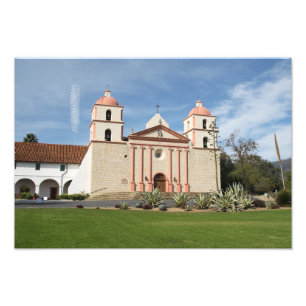 Santa Barbara Spanish Mission, California Photo Print