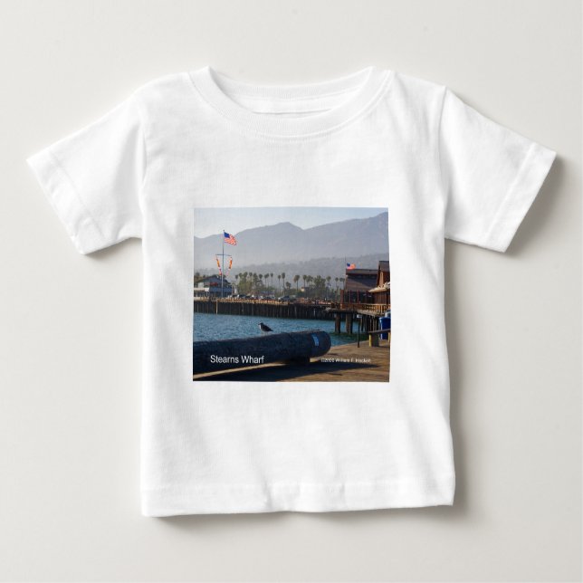 Santa Barbara Stearns Wharf Products Baby T-Shirt (Front)