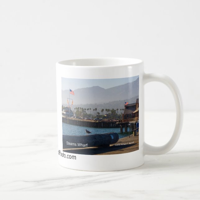 Santa Barbara Stearns Wharf Products Coffee Mug (Right)