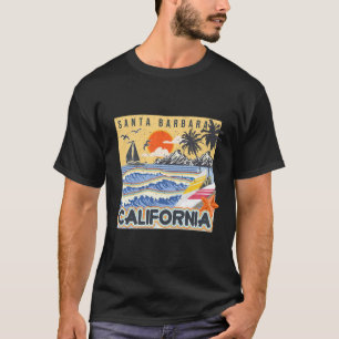 Santa Barbara Sun And Ocean Paradise Vintage Calif T-Shirt