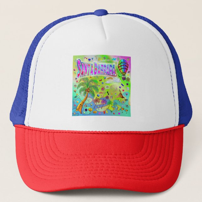 Santa Barbara Timeless Melody Trucker Hat (Front)