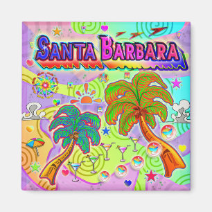 Santa Barbara Vacation Target Magnet