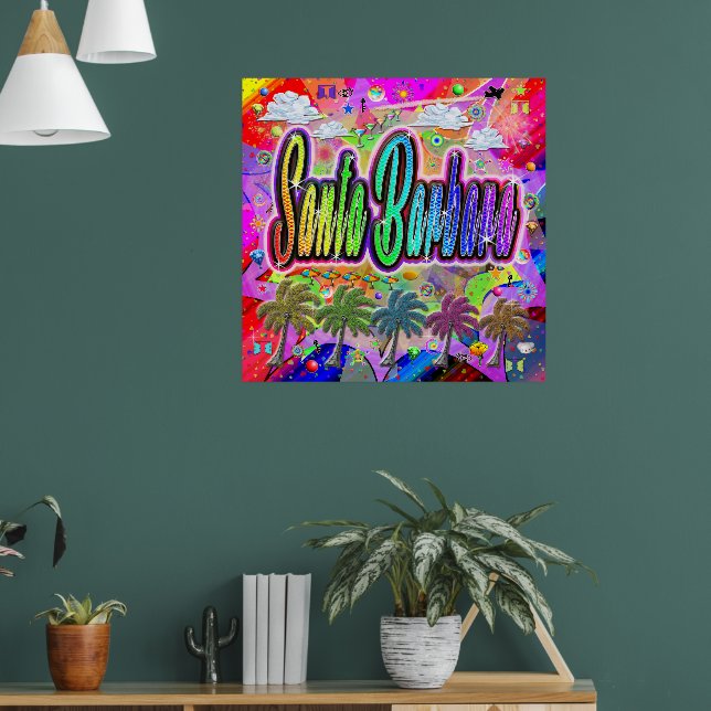 Santa Barbara Vista Express Poster (Living Room 1)