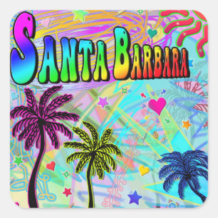 Santa Barbara Vivid Romance Sticker