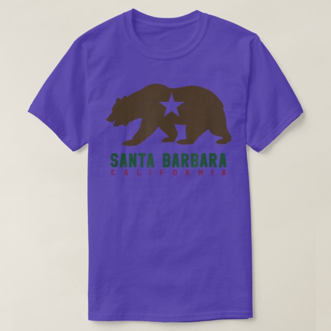 Santa Barbara Winery California Wine Lovers Flag T T-Shirt (Design Front)