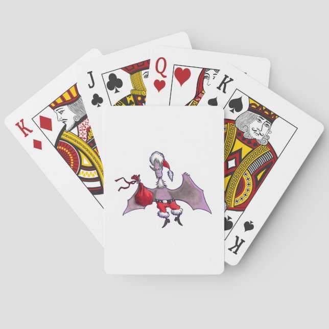 Santa Bat playing cards (Back)
