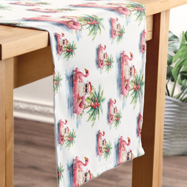 Santa Beach Christmas Short Table Runner (Santa Beach Christmas Short Table Runner)