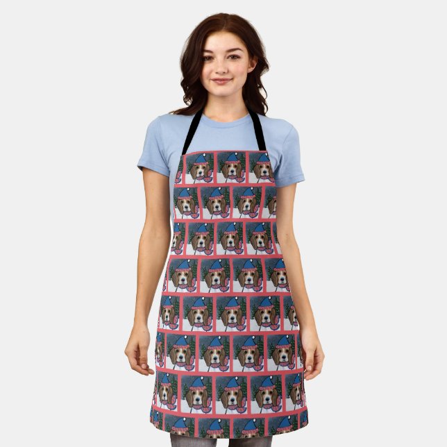 SANTA BEAGLE    APRON (Worn)