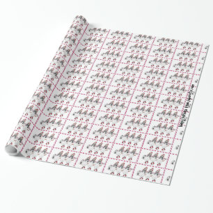 Santa Beagles Wrapping Paper. Paper