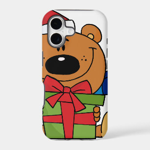 Santa Bear with Christmas Present