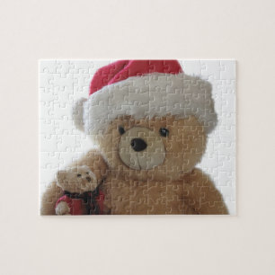 Santa bear with little bear jigsaw puzzle